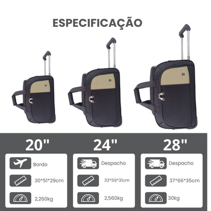 Sant 3 Piece Dubai Polyester Travel Bag Set SLS3J