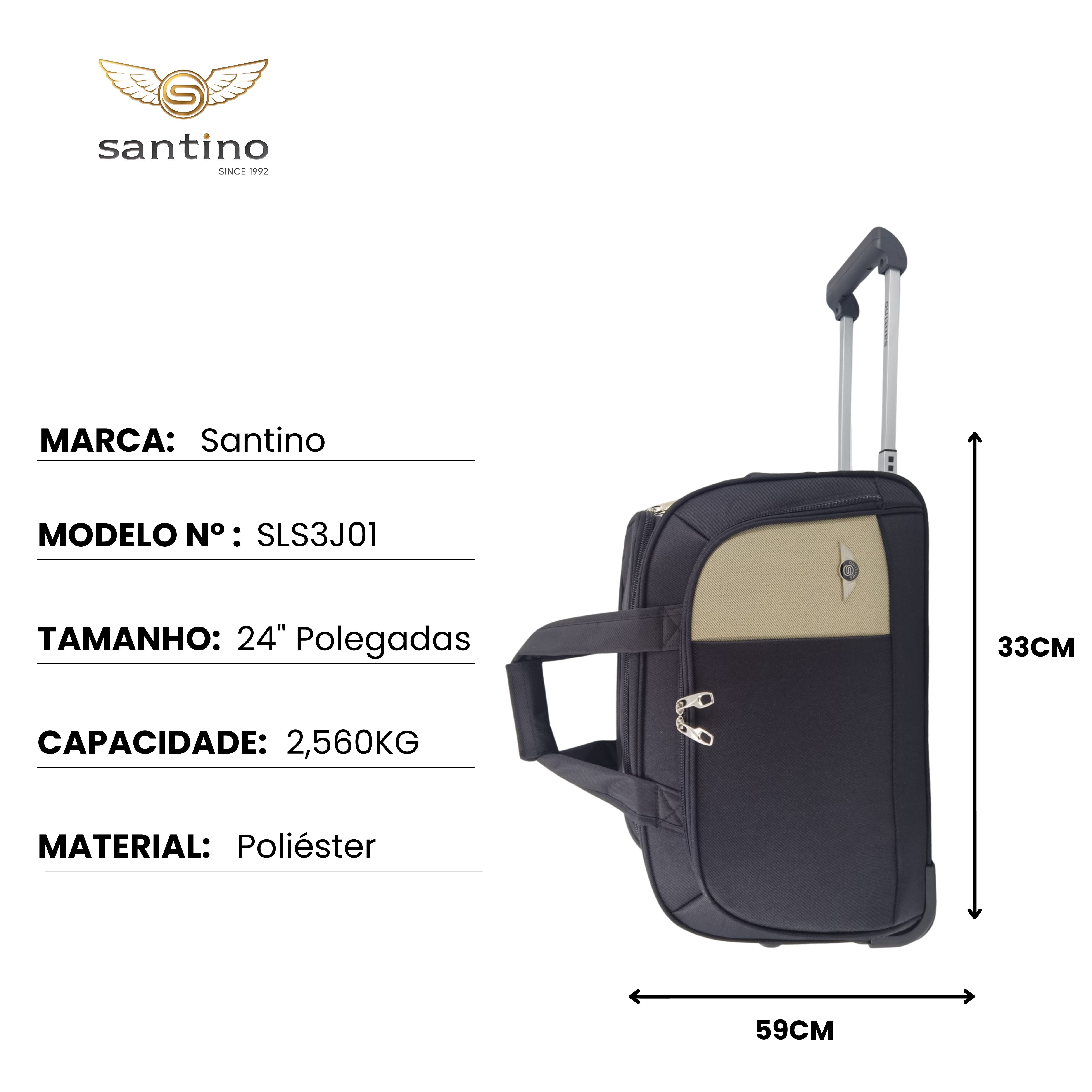Sant 3 Piece Dubai Polyester Travel Bag Set SLS3J