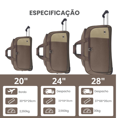 Sant 3 Piece Dubai Polyester Travel Bag Set SLS3J