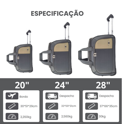 Sant 3 Piece Dubai Polyester Travel Bag Set SLS3J