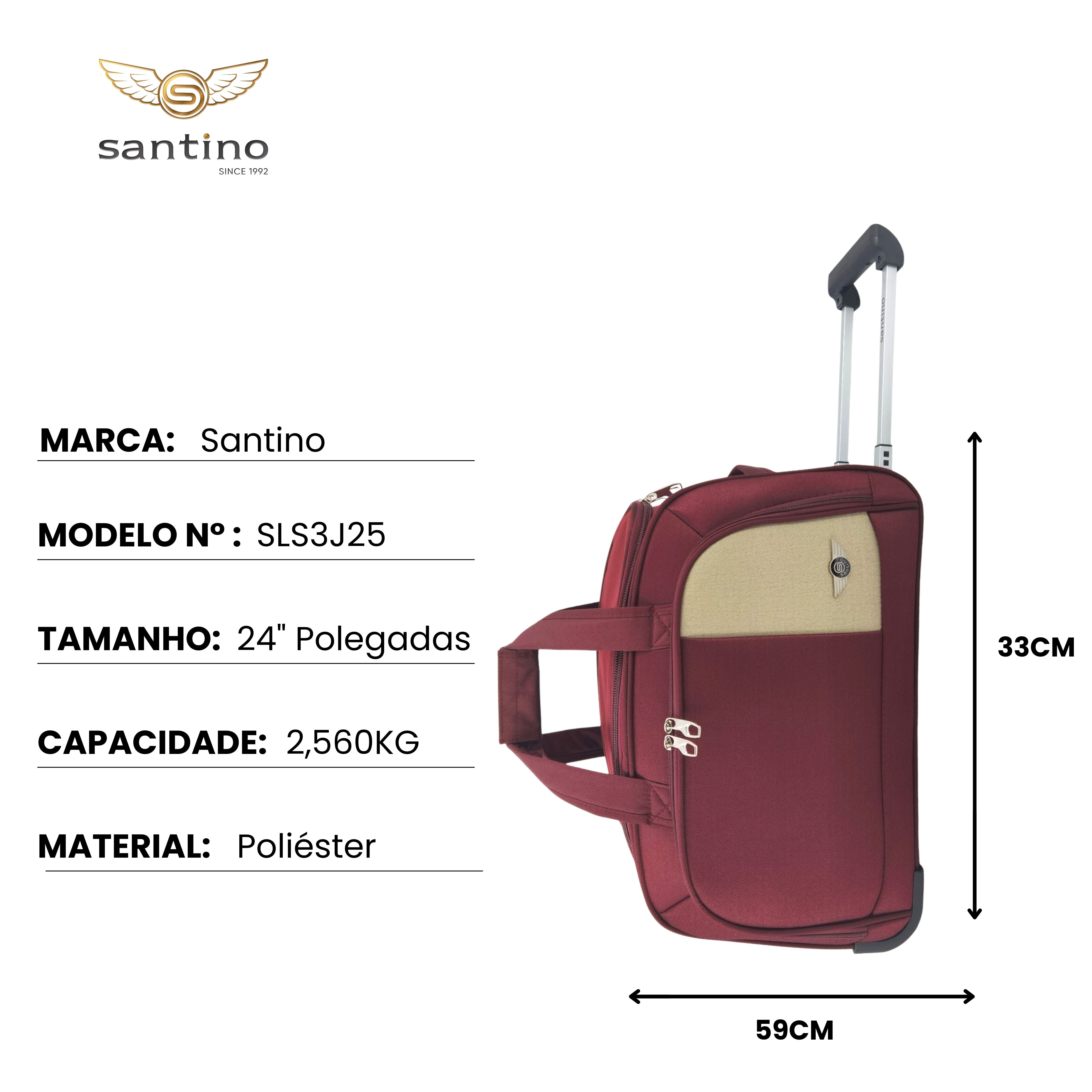 Sant 3 Piece Dubai Polyester Travel Bag Set SLS3J