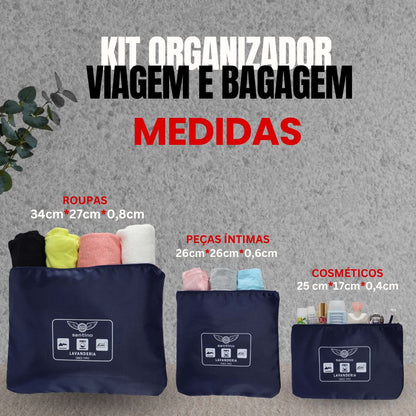 Santino Travel and Luggage Organizer Kit - SOR188U