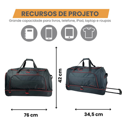 Mallorca Polyester Santino Travel Bag Black - ZHS1U01