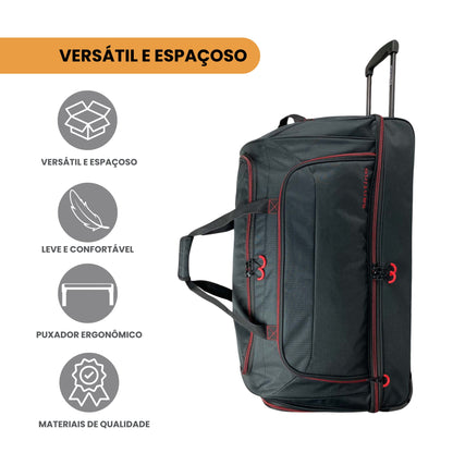 Mallorca Polyester Santino Travel Bag Black - ZHS1U01