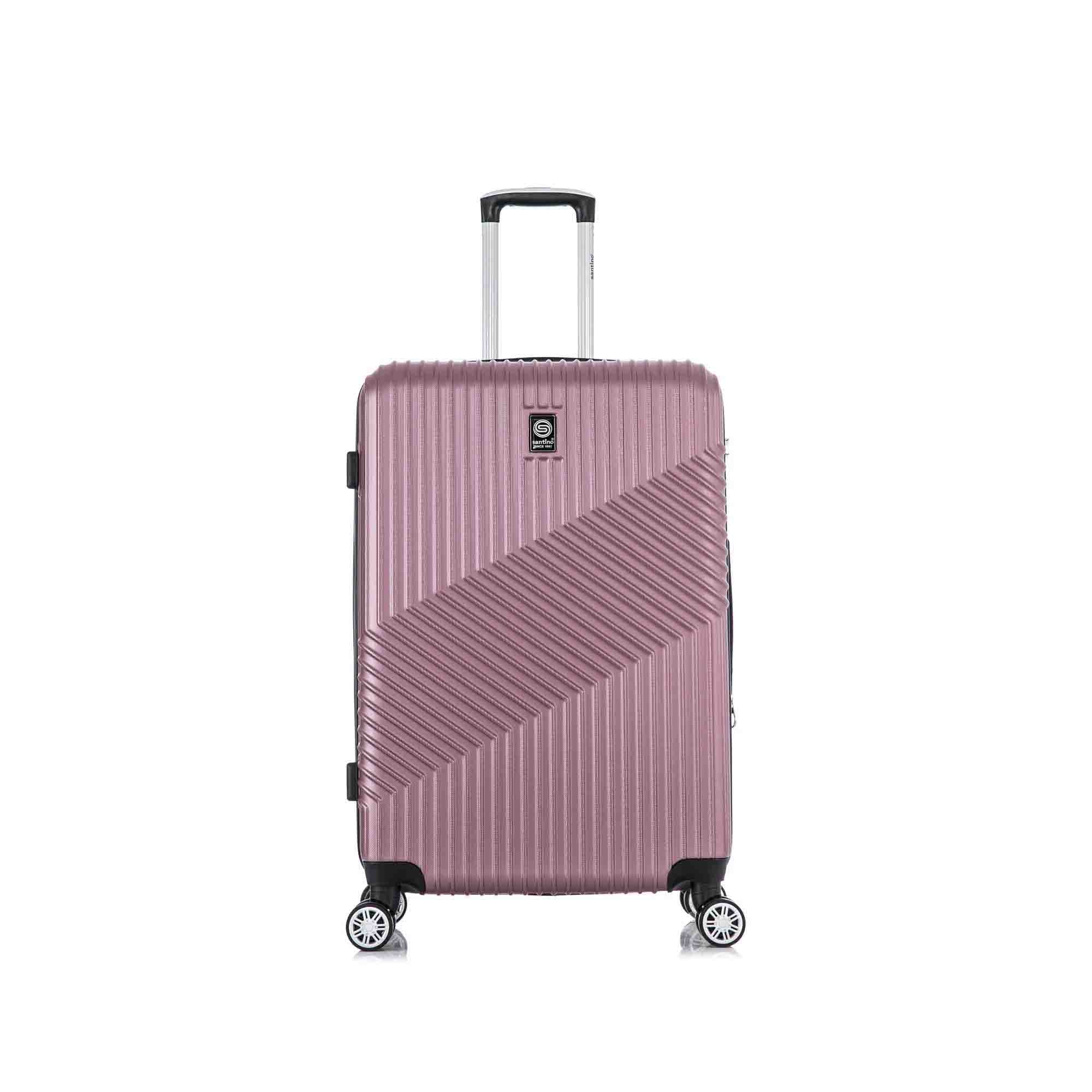Santino Geometric 3-Piece Rigid 360° Luggage Set - SAV7003J