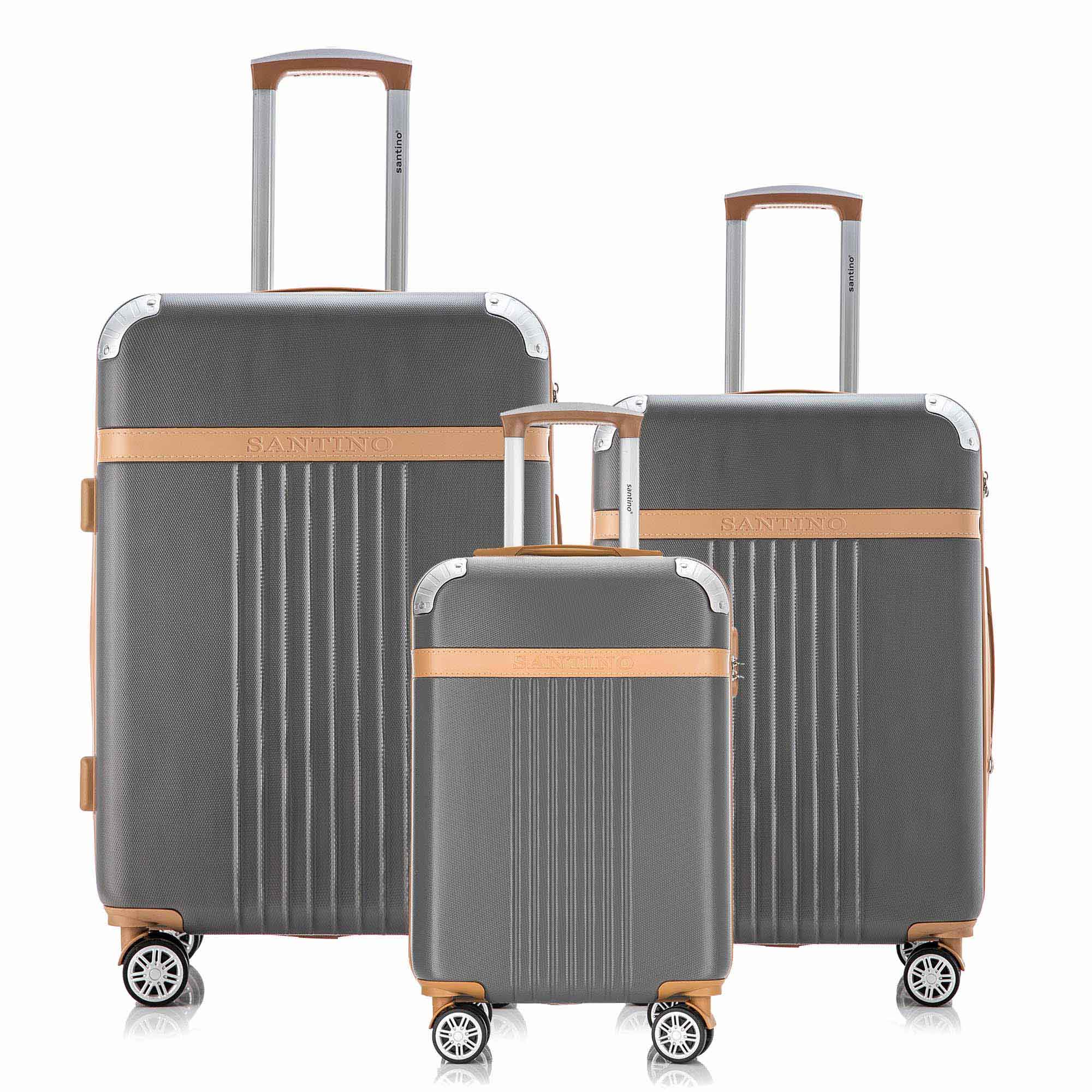 Santino Athena 3-Piece Rigid 360º Luggage Set - BGV182J