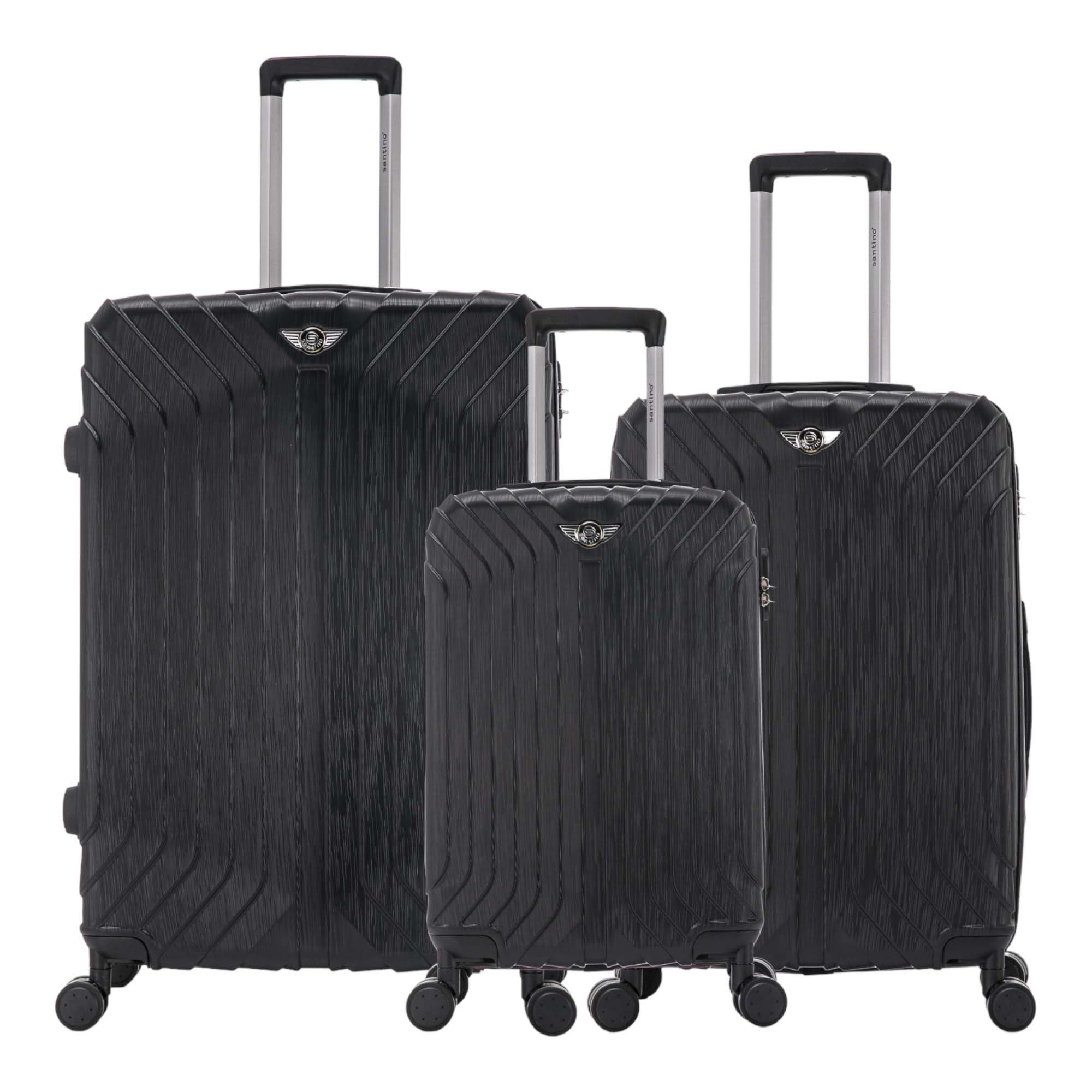 Liberty Statue 3-Piece Rigid Luggage Set Santino MZV502J