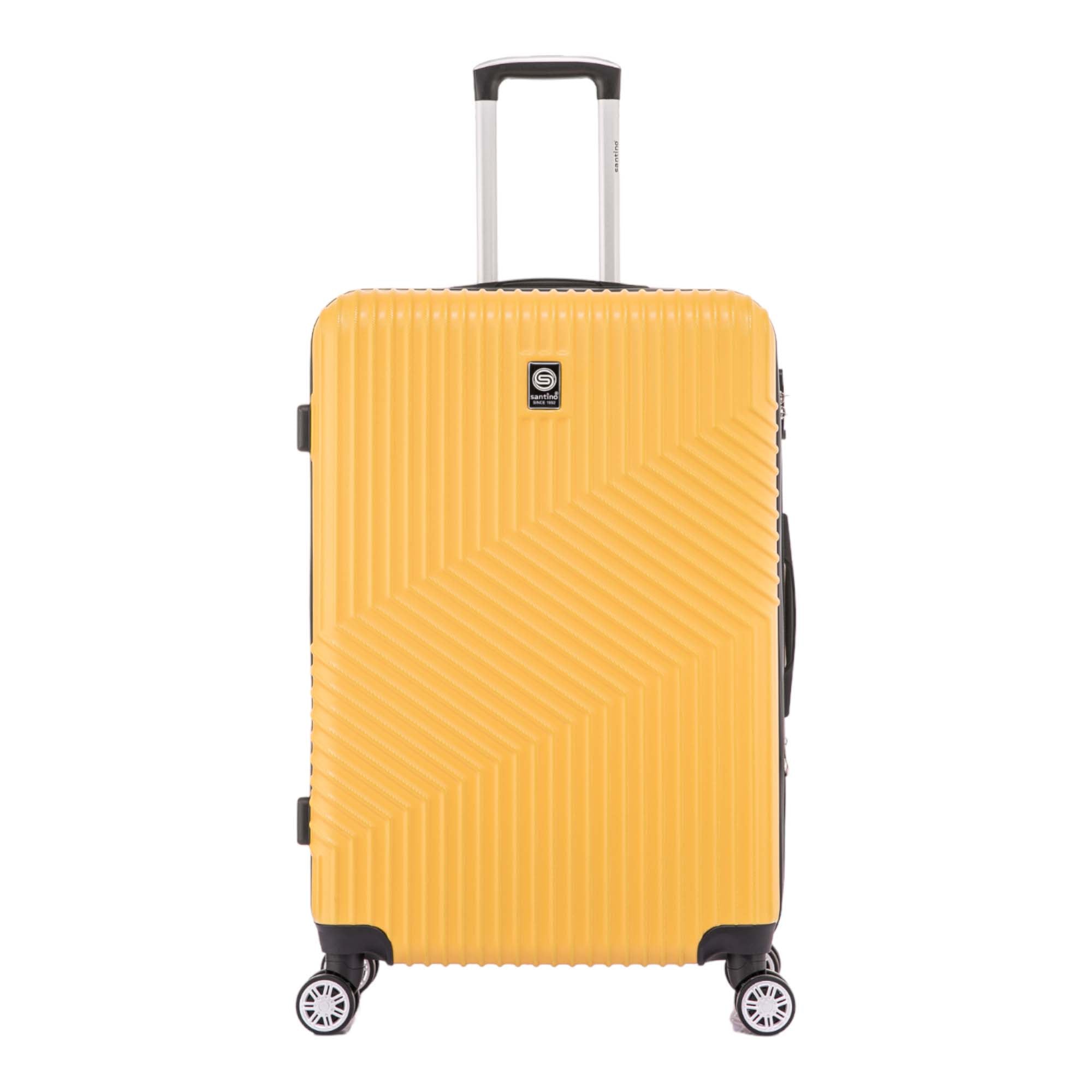 Santino Geometric Rigid 360° Travel Suitcase - ASAV7003G