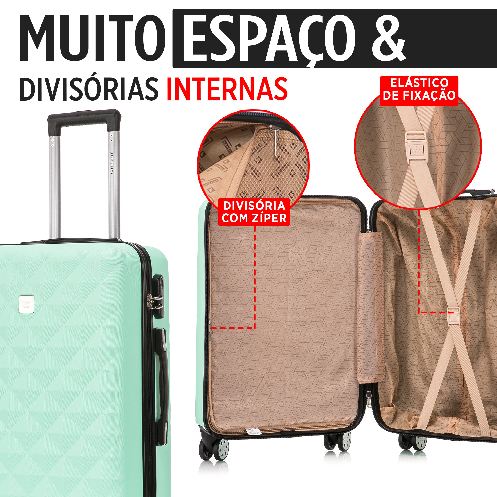Madrid Rigid 360º Santino Carry-On Suitcase - ABEV501P