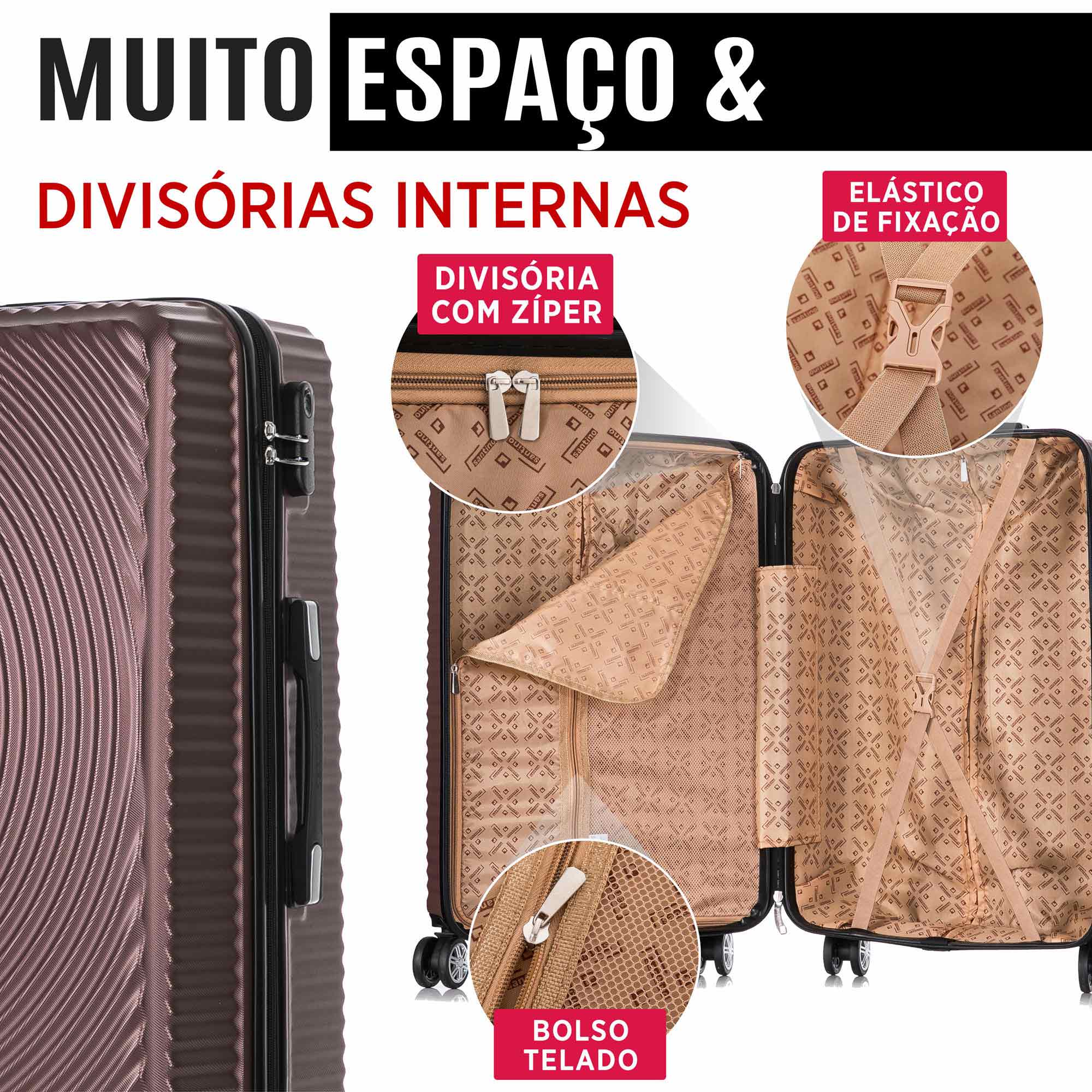 Santino 360° Tokyo Hardside Suitcase