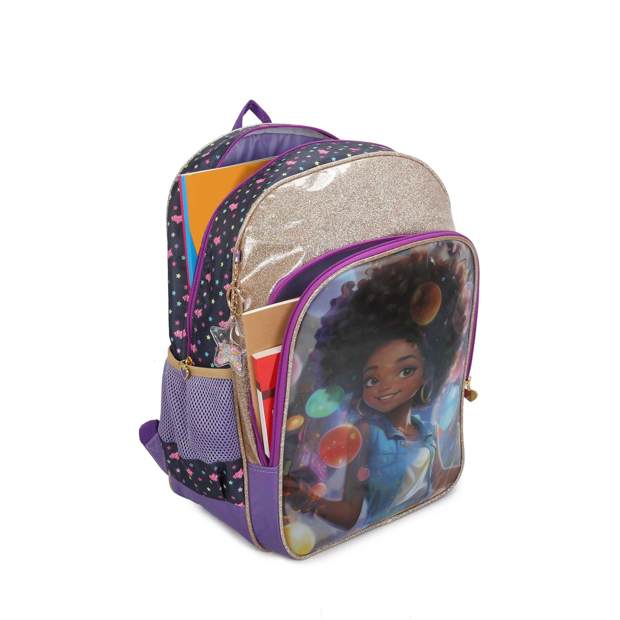 Sweet Girl Lavínia by Santino Lilac Polyester Children's Backpack SGM23U14