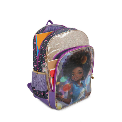 Sweet Girl Lavínia by Santino Lilac Polyester Children's Backpack SGM23U14