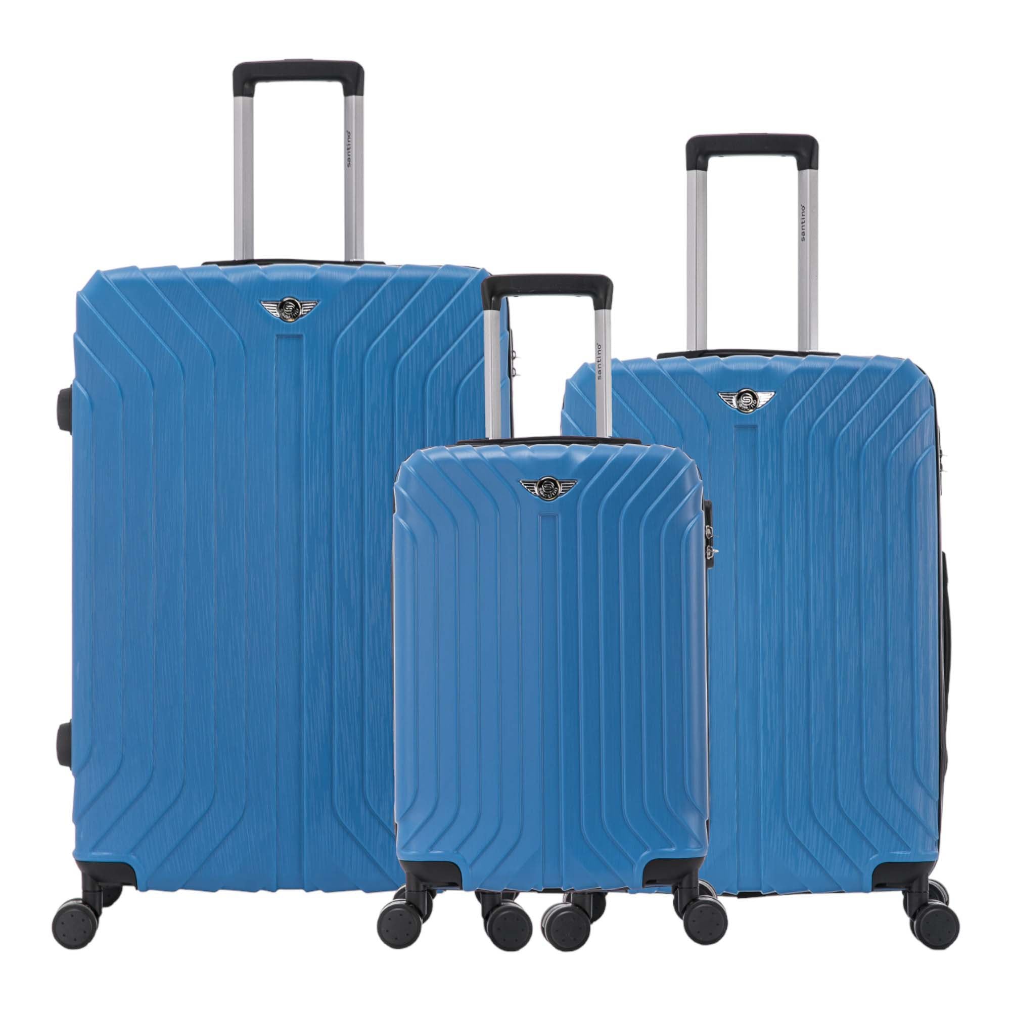 Liberty Statue 3-Piece Rigid Luggage Set Santino MZV502J
