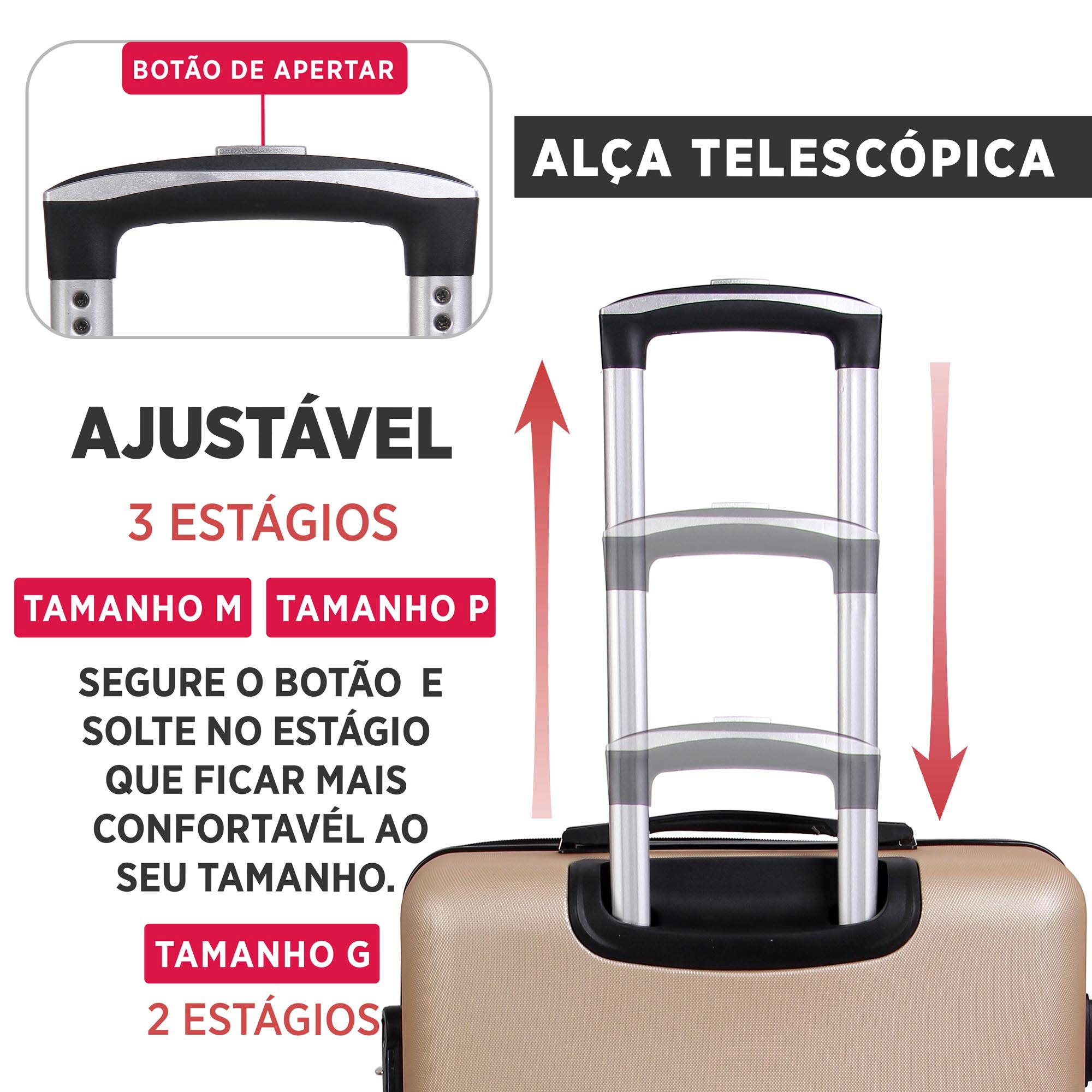 Santino 360° Rigid Holland Carry On Suitcase - AMZV202P