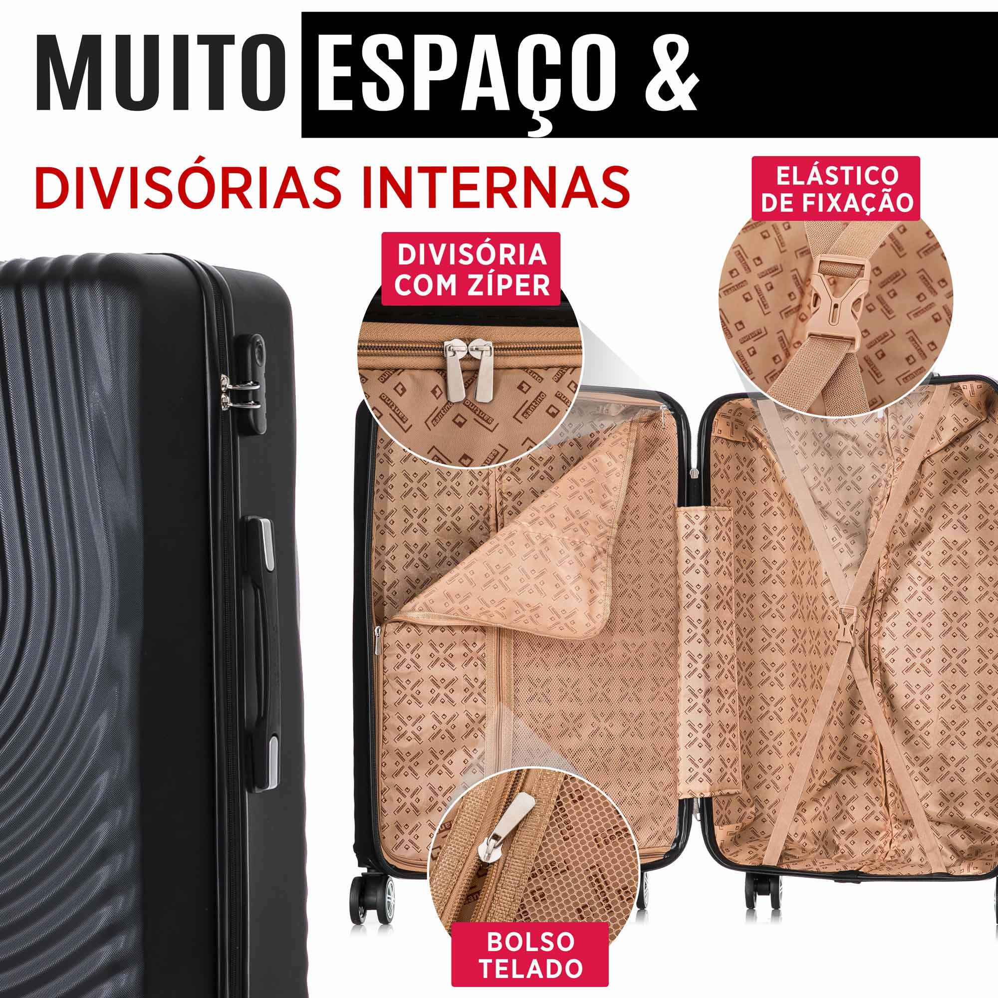 Santino 360° Berlin Hardside Suitcase