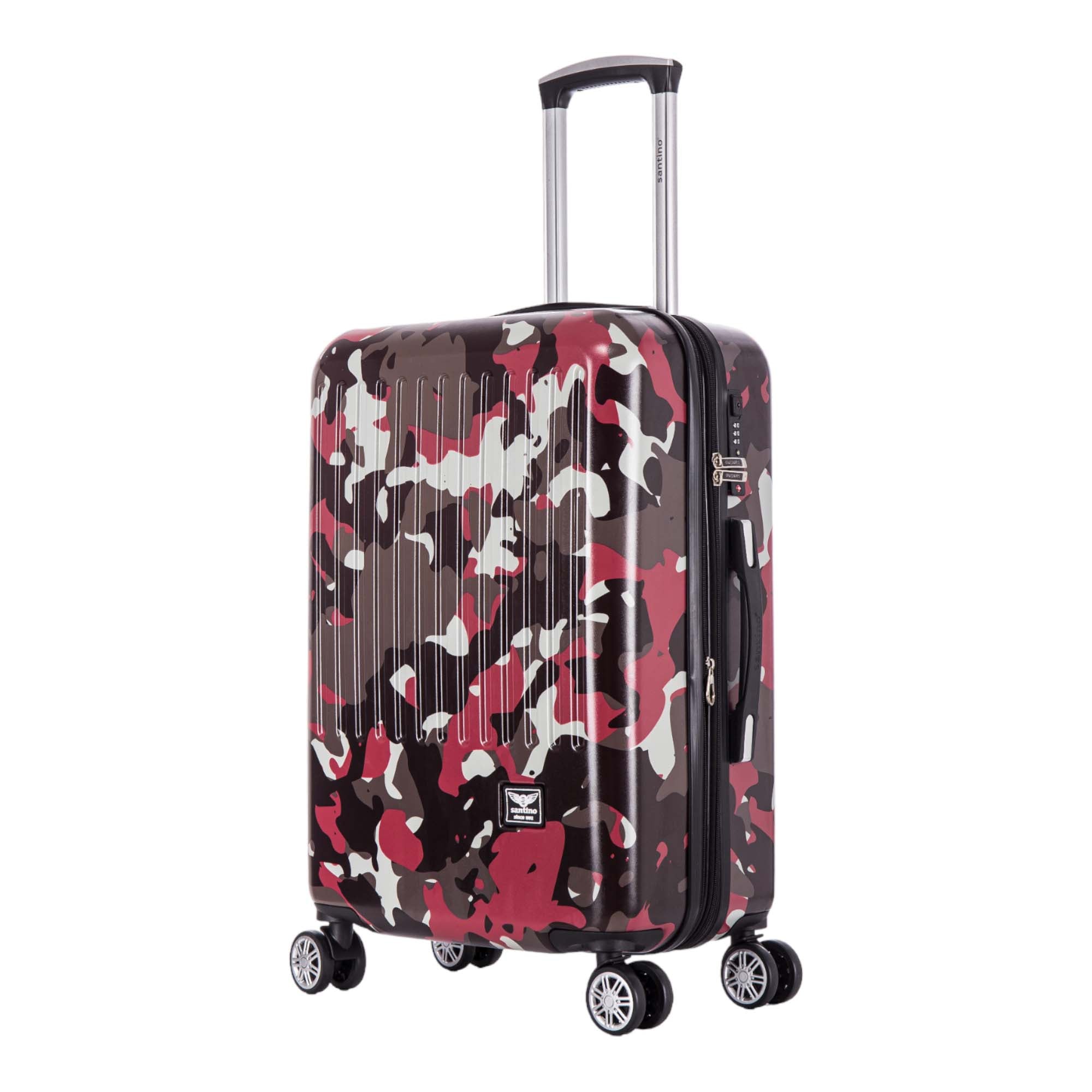 Santino M 360° Camouflage Hardside Travel Suitcase - AHSV220M