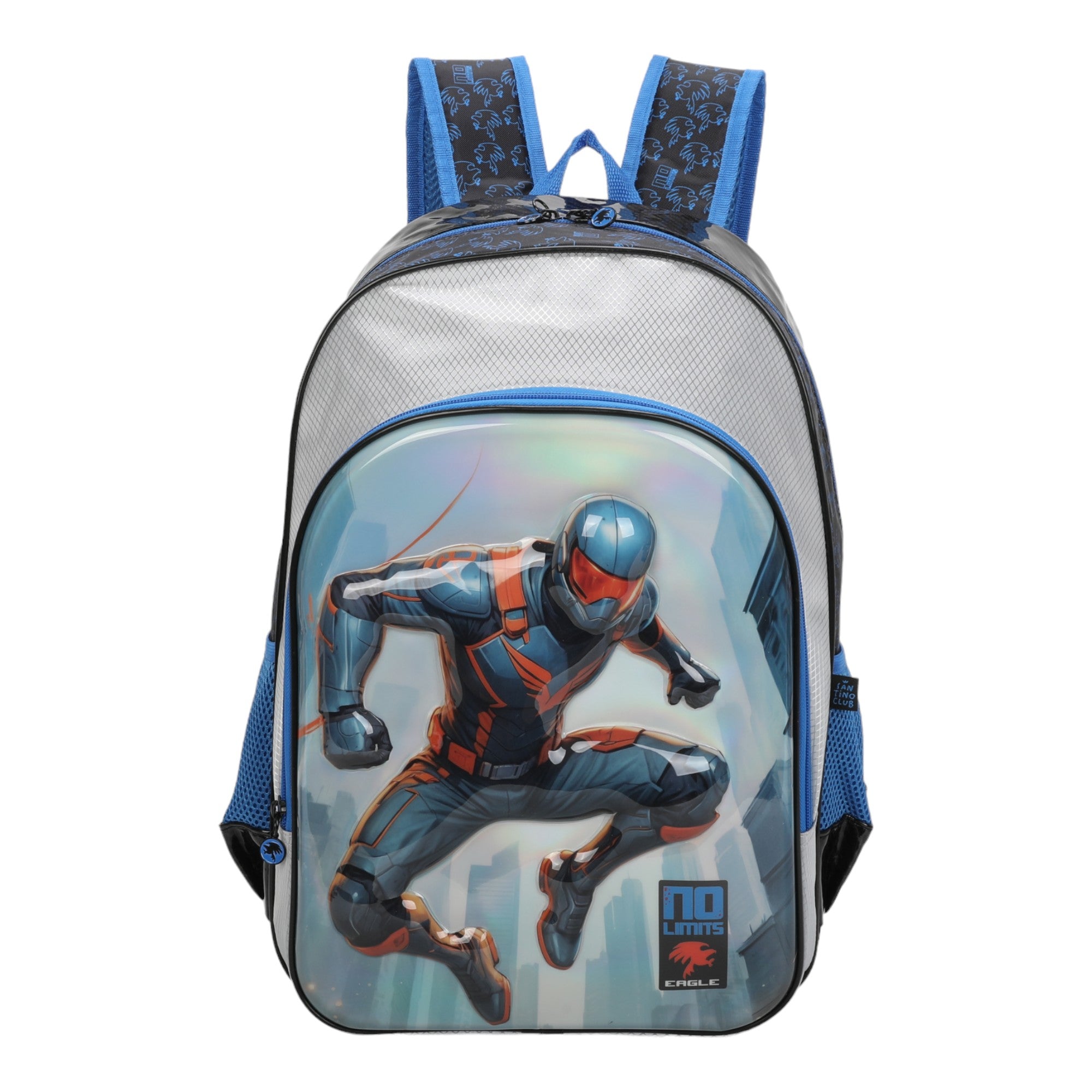 No Limits ManHero by Santino Kids Backpack - NLM13U02 - Blue
