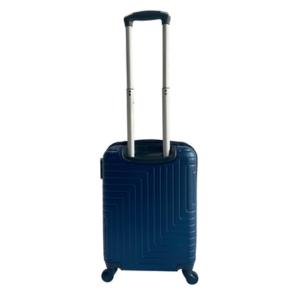 Bolivia Rigid 360° Santino Carry-On Suitcase Black P - AJYV223P Color: Navy Blue