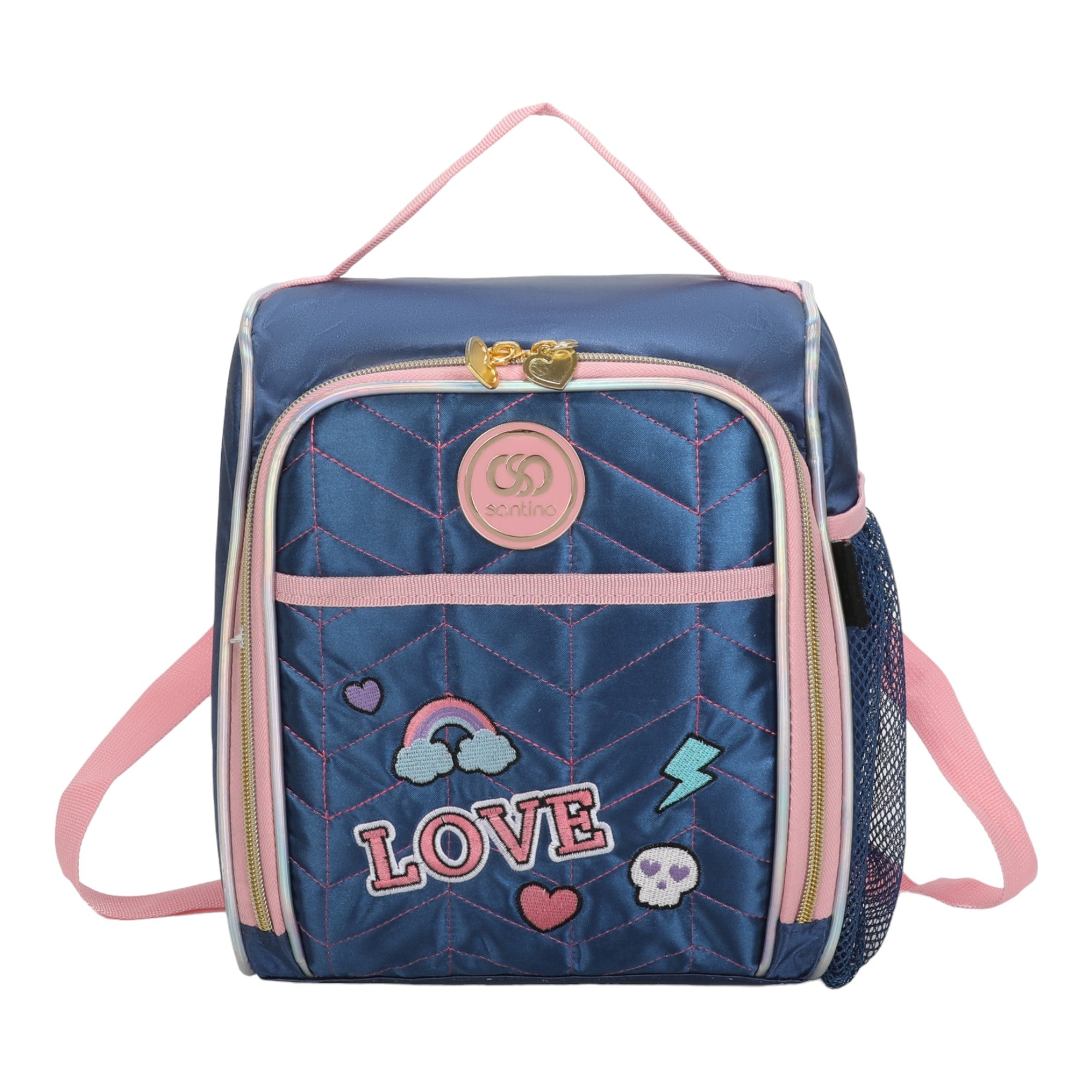 Sweet Girl Pop Style Lunch Box by Santino Pol SAL232U Blue