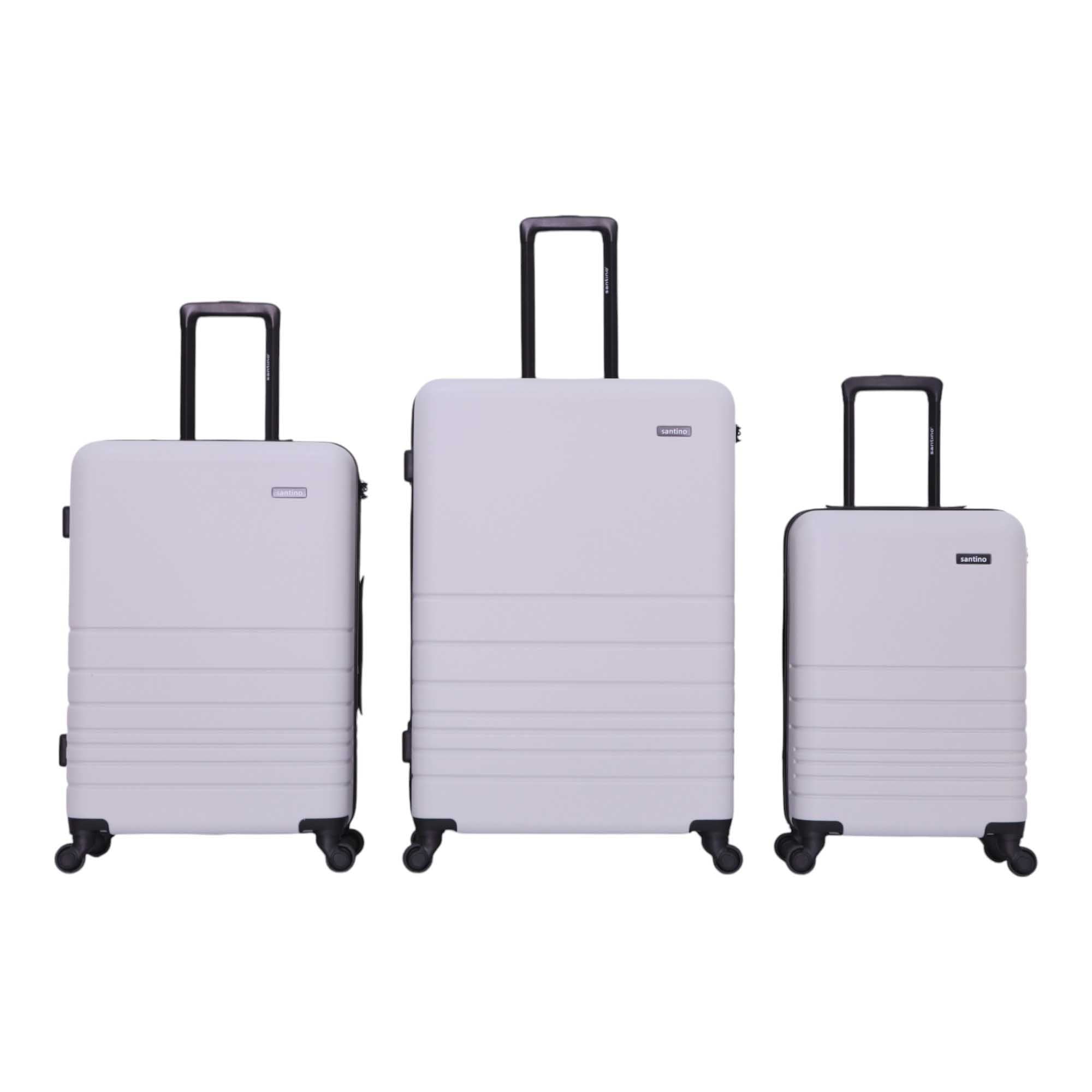 Zeus 3-Piece Rigid Luggage Set Gray SDV701J