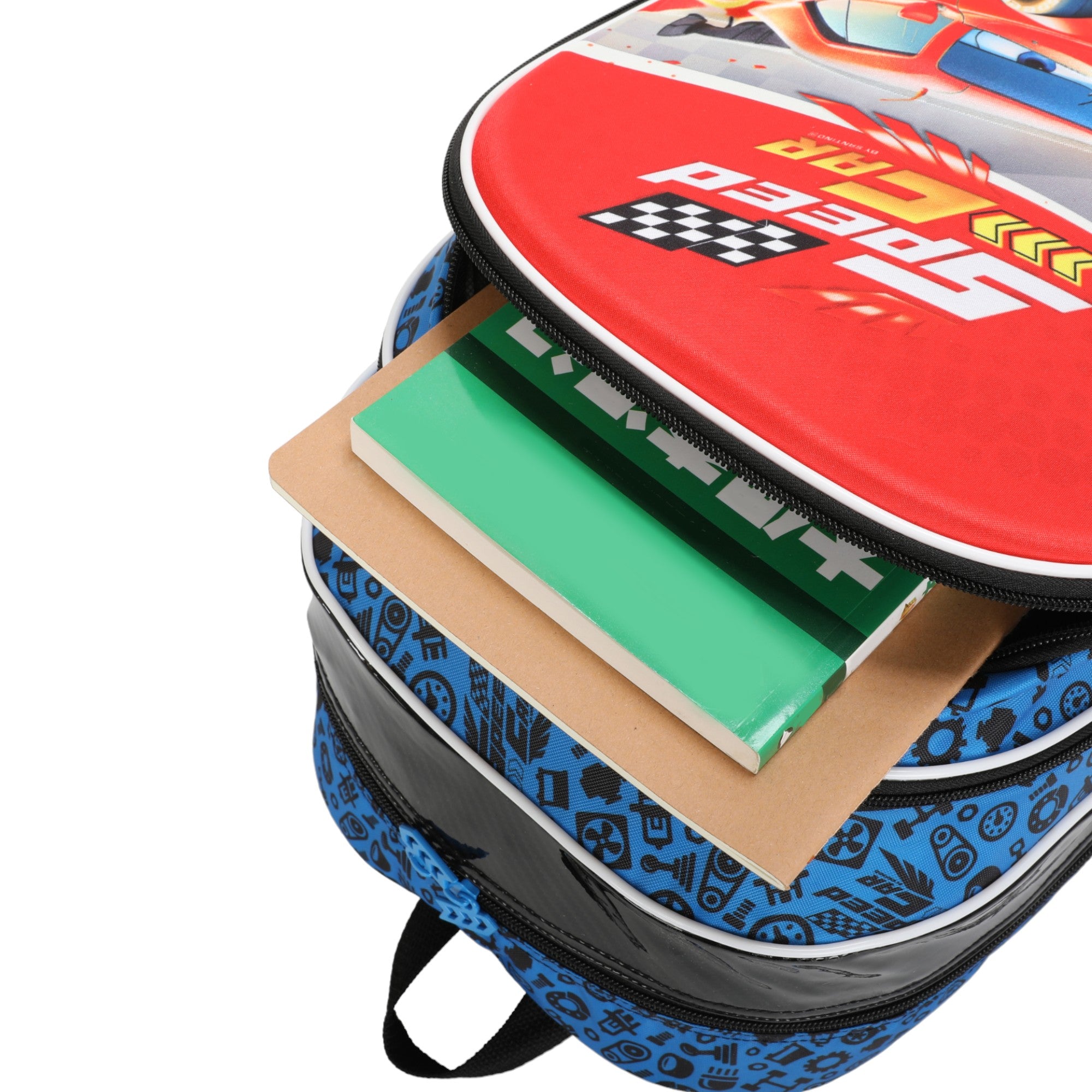 Speed ​​Car Champion by Santino Kids Backpack - SCM10U - Navy Blue