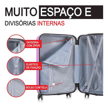 Santino 3-Piece Pisa Rigid 360° Luggage Set - MZV183J