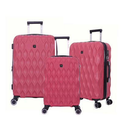 Marseille 3-Piece Rigid 360° Luggage Set Santino SDV224J