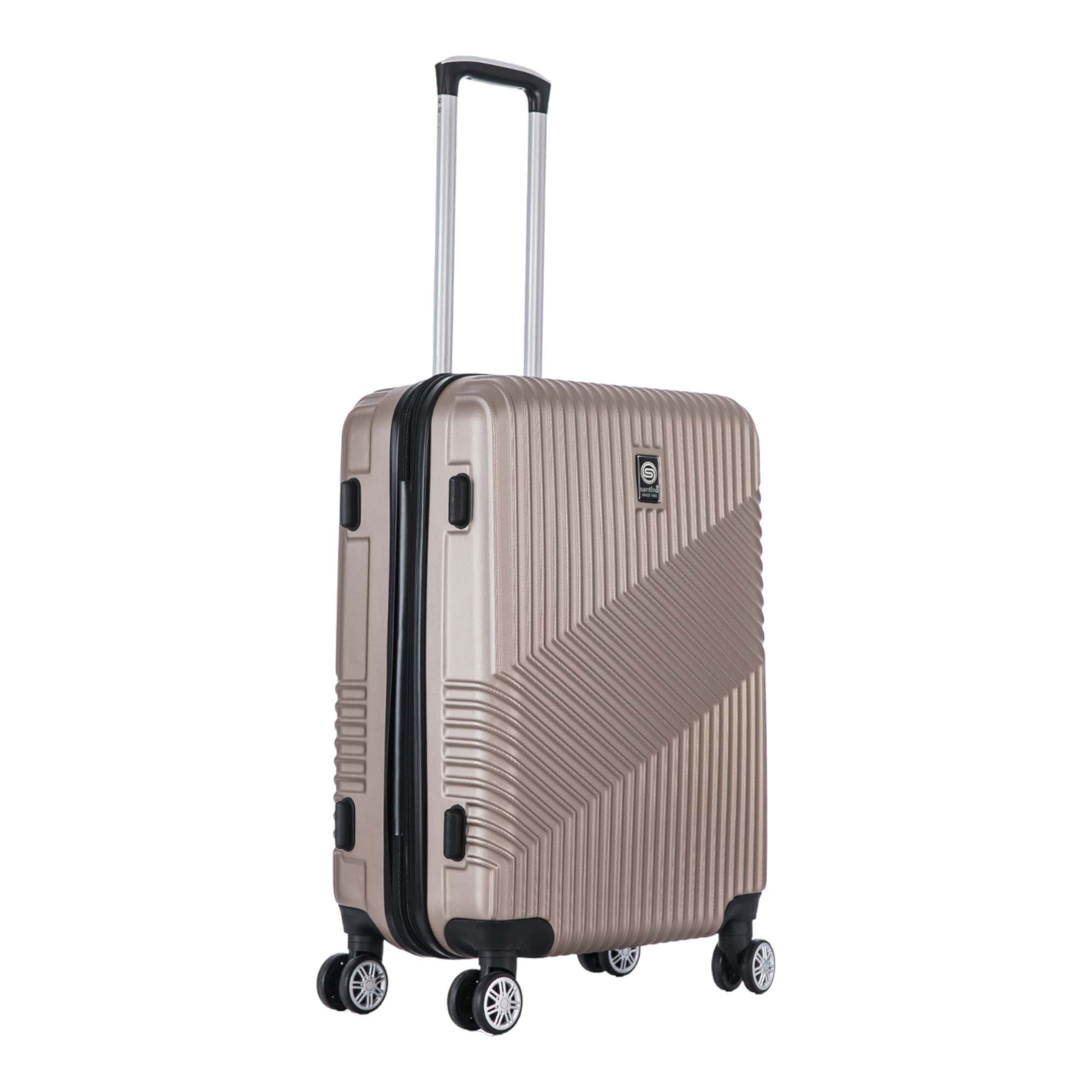Santino Geometric Rigid 360° Travel Suitcase - ASAV7003G