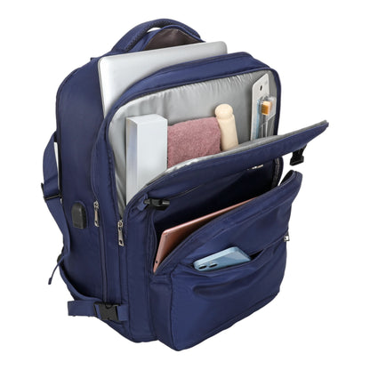Oslo Pol Santino Laptop Backpack - SAN405U Navy Blue