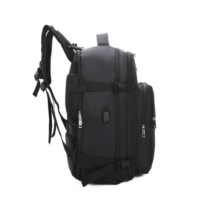 Oslo Pol Santino Laptop Backpack - SAN405U Black