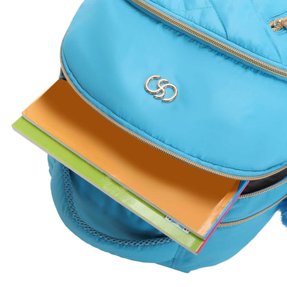 Meghan Santino Backpack Bag - SAB413U12 - Light Blue