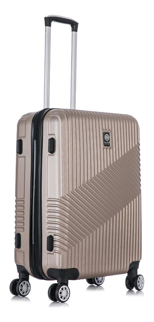 Santino Geometric Rigid 360° Suitcase - ASAV7003M