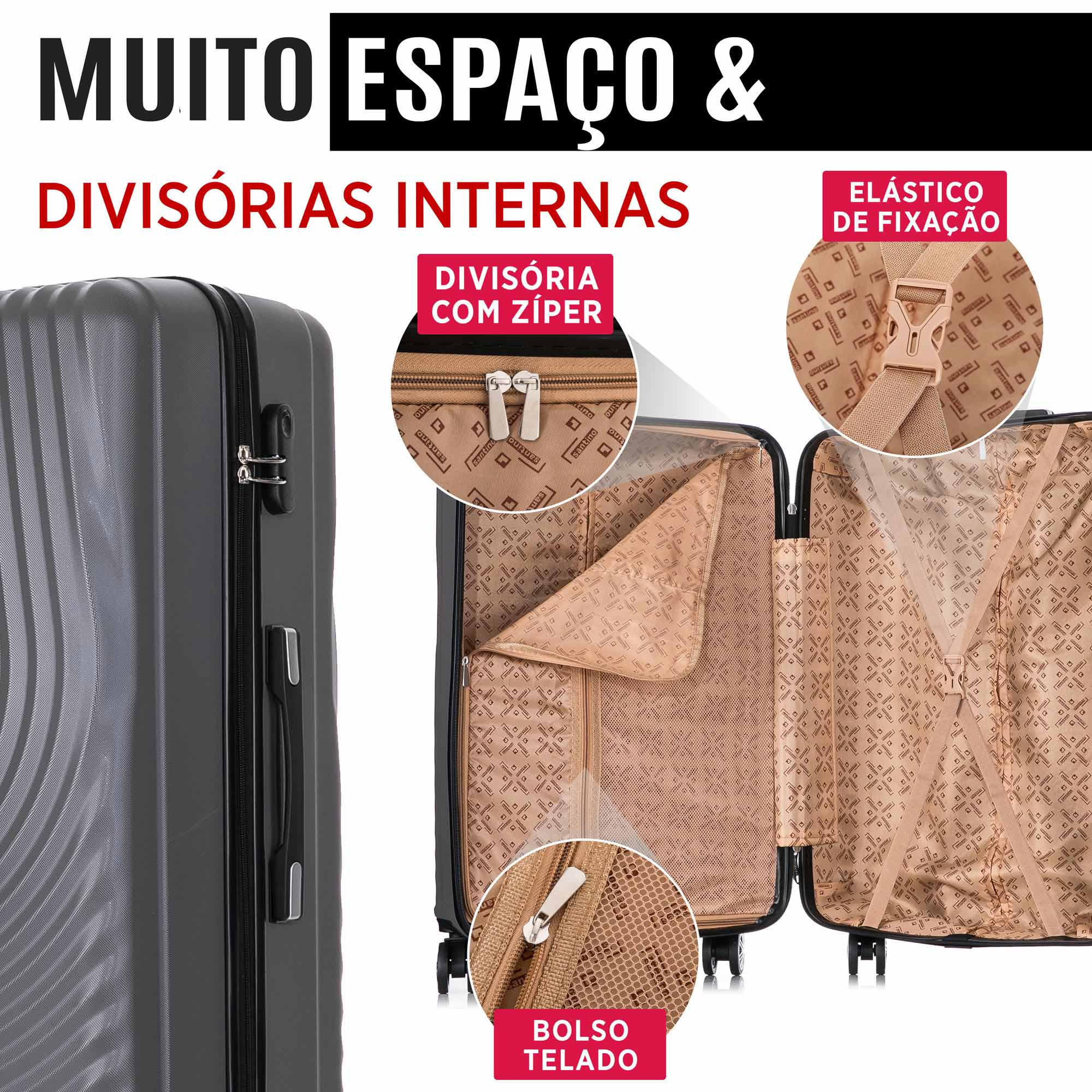 Santino 360° Berlin Hardside Suitcase