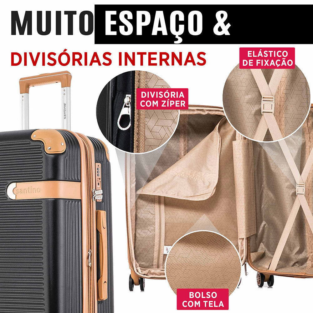 Nice Rigid 360° Santino G Travel Suitcase - ABEV407G