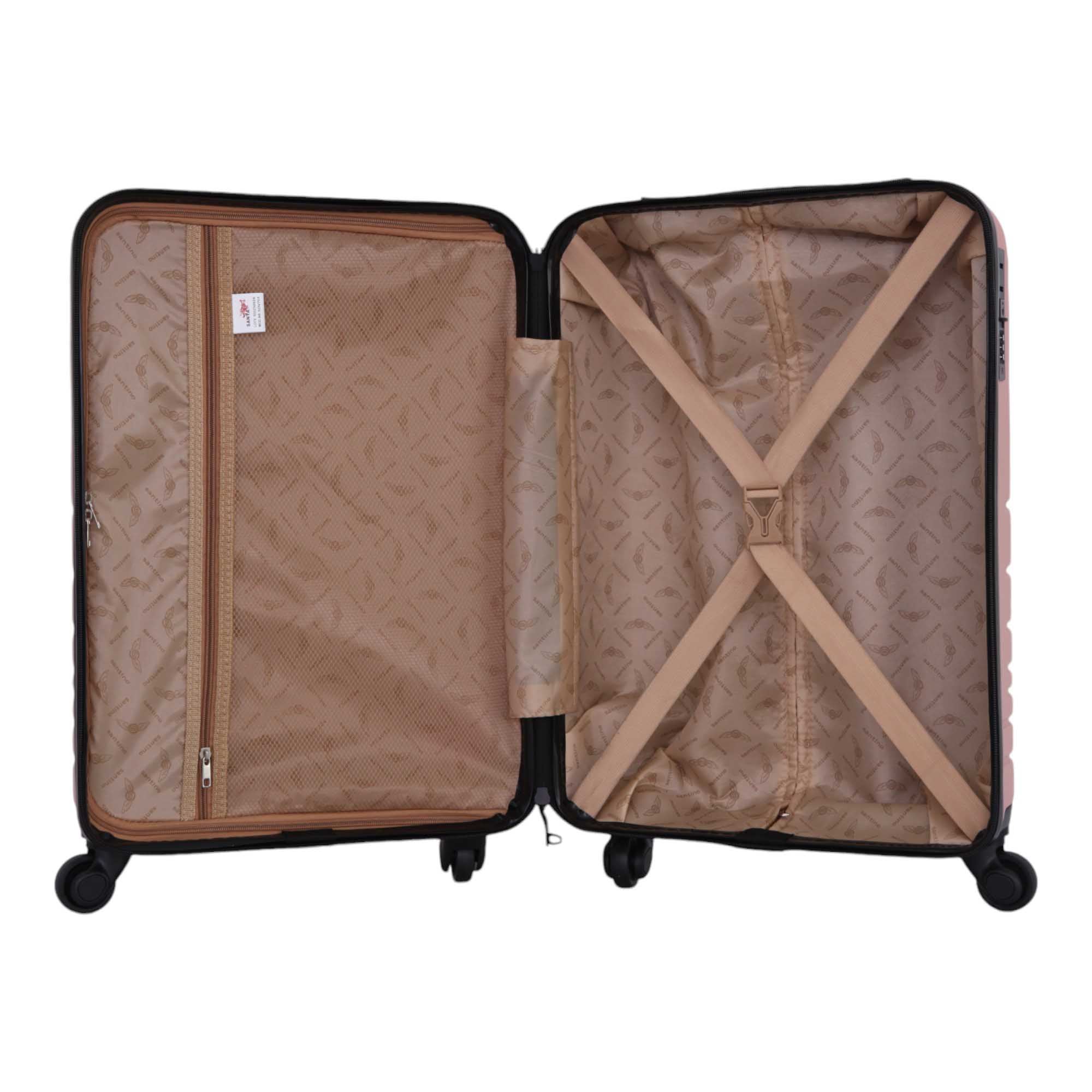 Zeus 3-Piece Rigid Suitcase Set Salmon SDV701J