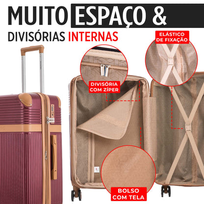 Kabri Rigid 360° Santino G Travel Suitcase - ABEV408G
