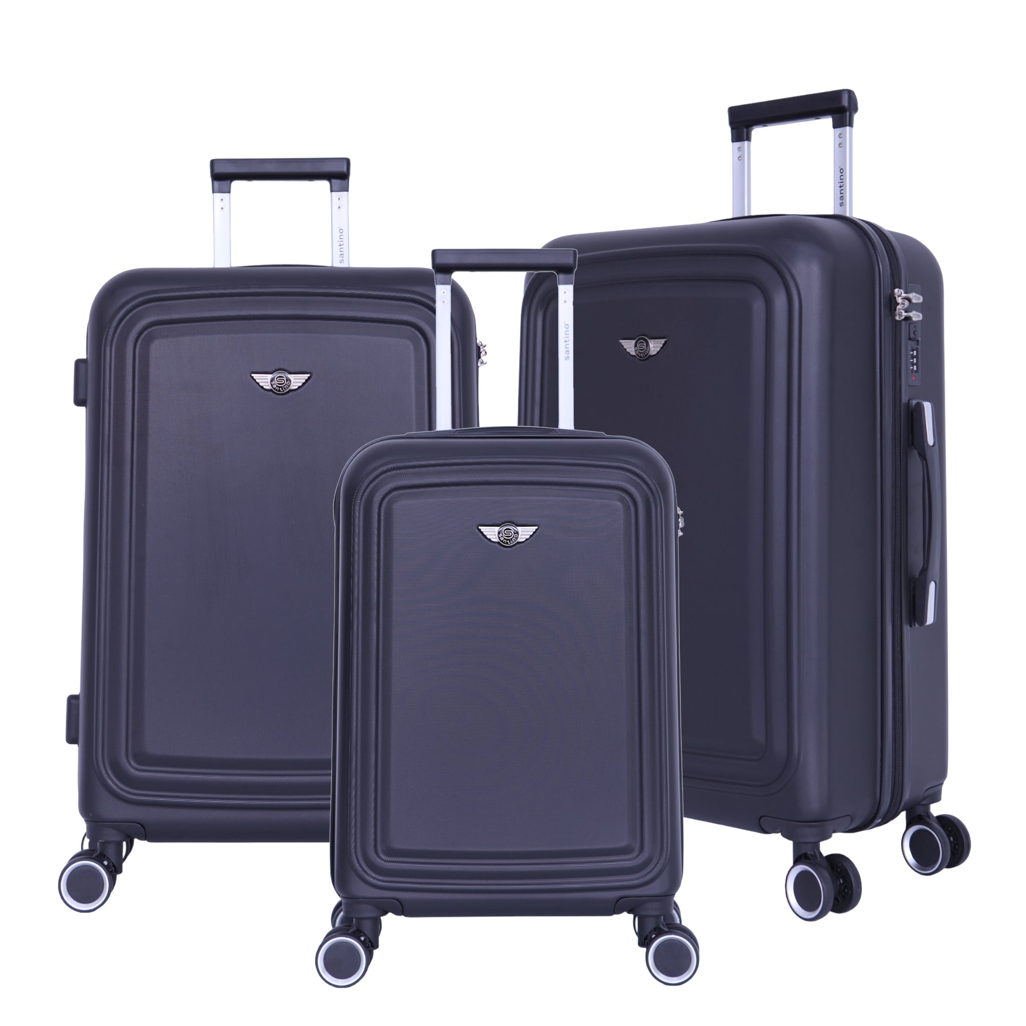 Pantheon 3-Piece Rigid Luggage Set Santino SDV502J