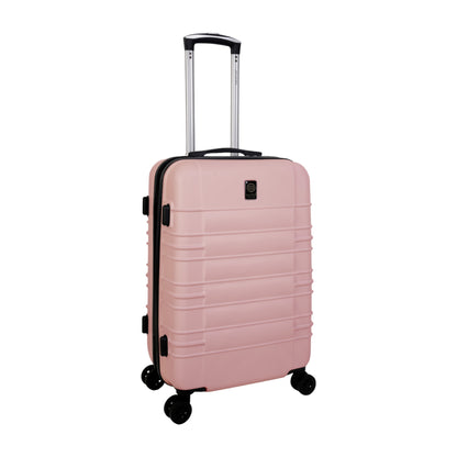 Santino Pink G 360° Hard Double Wheel Suitcase - ASAV8001G