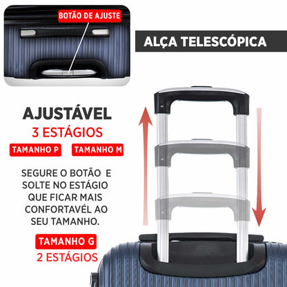 Santino Geometric Rigid 360° Suitcase - ASAV7003M