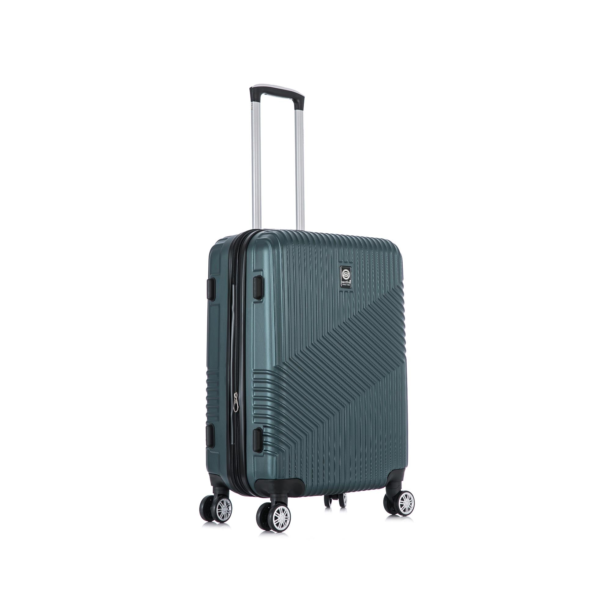 Santino Geometric 3-Piece Rigid 360° Luggage Set - SAV7003J