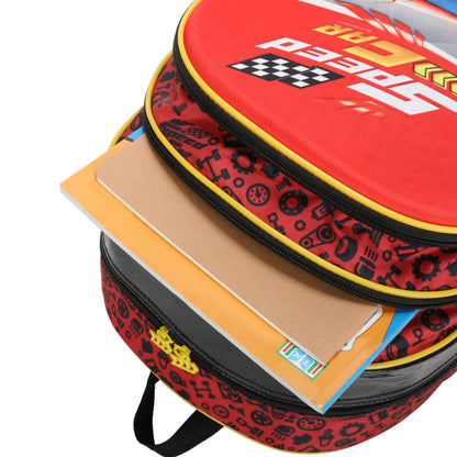 Speed ​​Car Champion by Santino Polyester Backpack SCM10U Red