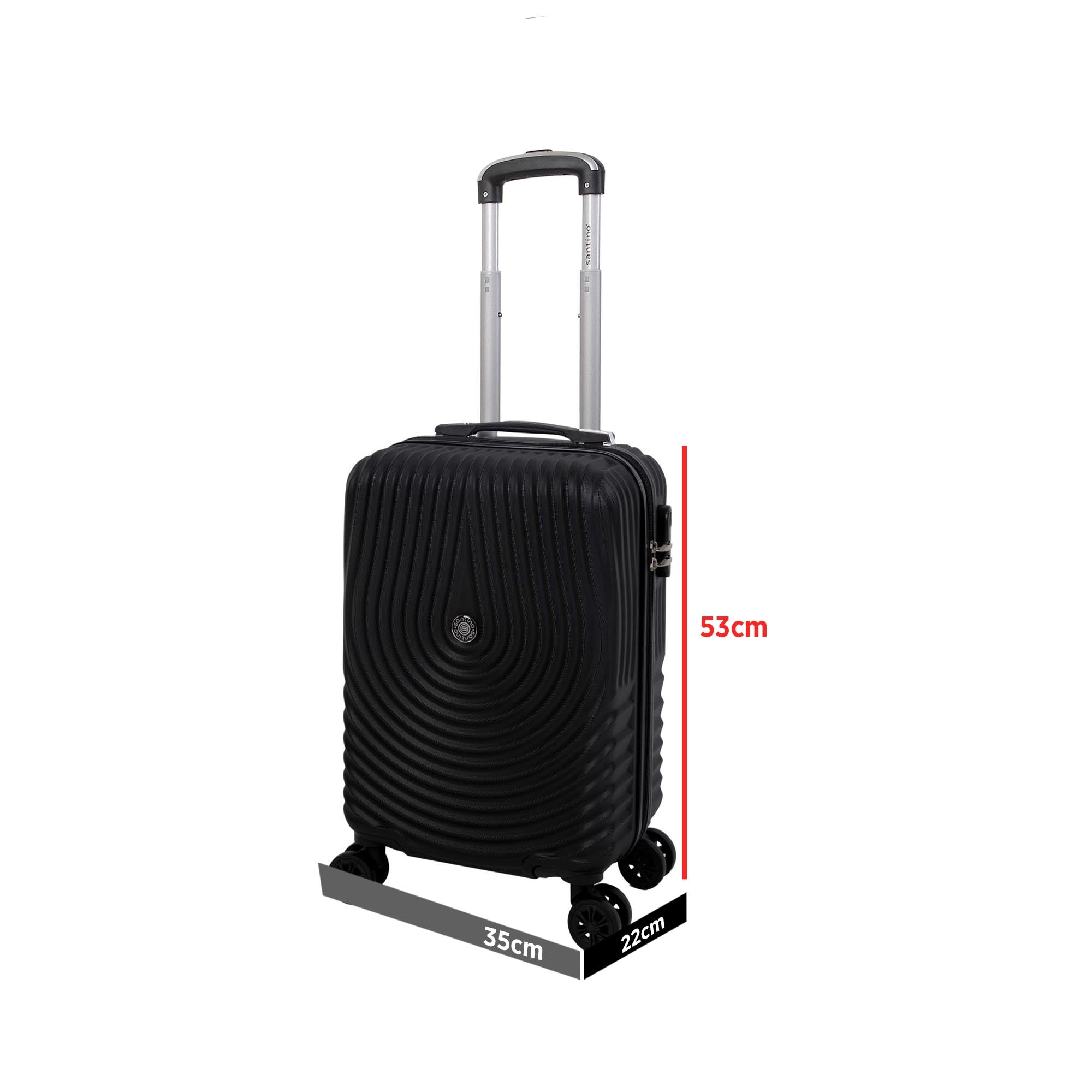 Vancouver Rigid Carry-On Suitcase with 4 Wheels 360º Santino AMZV205S