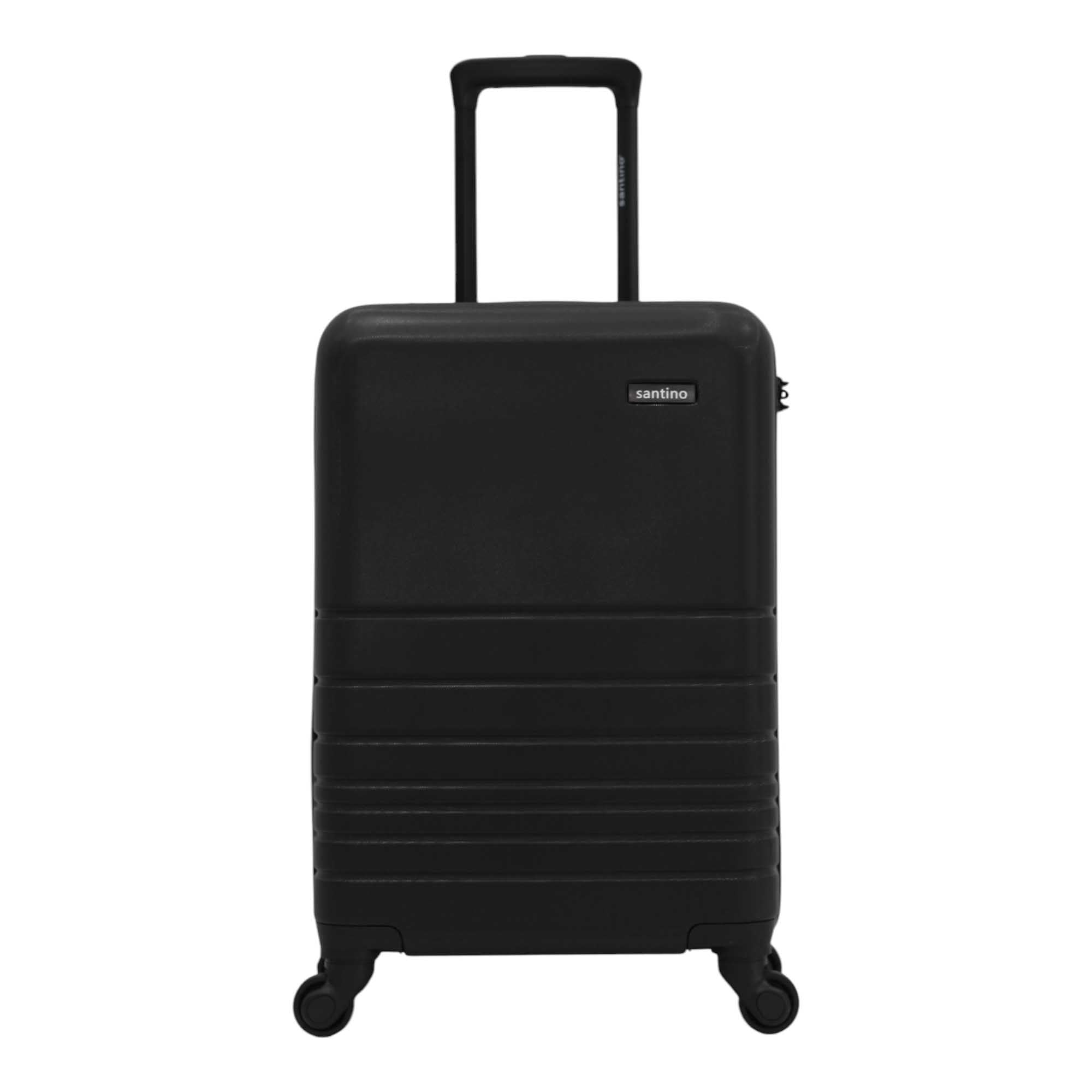 Zeus Santino 3pc Suitcase Set - Black SDV701J
