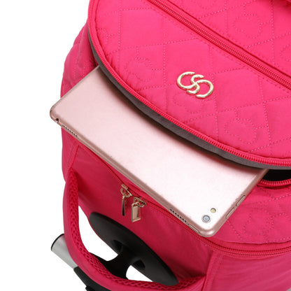 Cairo Notebook Backpack With Wheels Santino SAC200U Pink