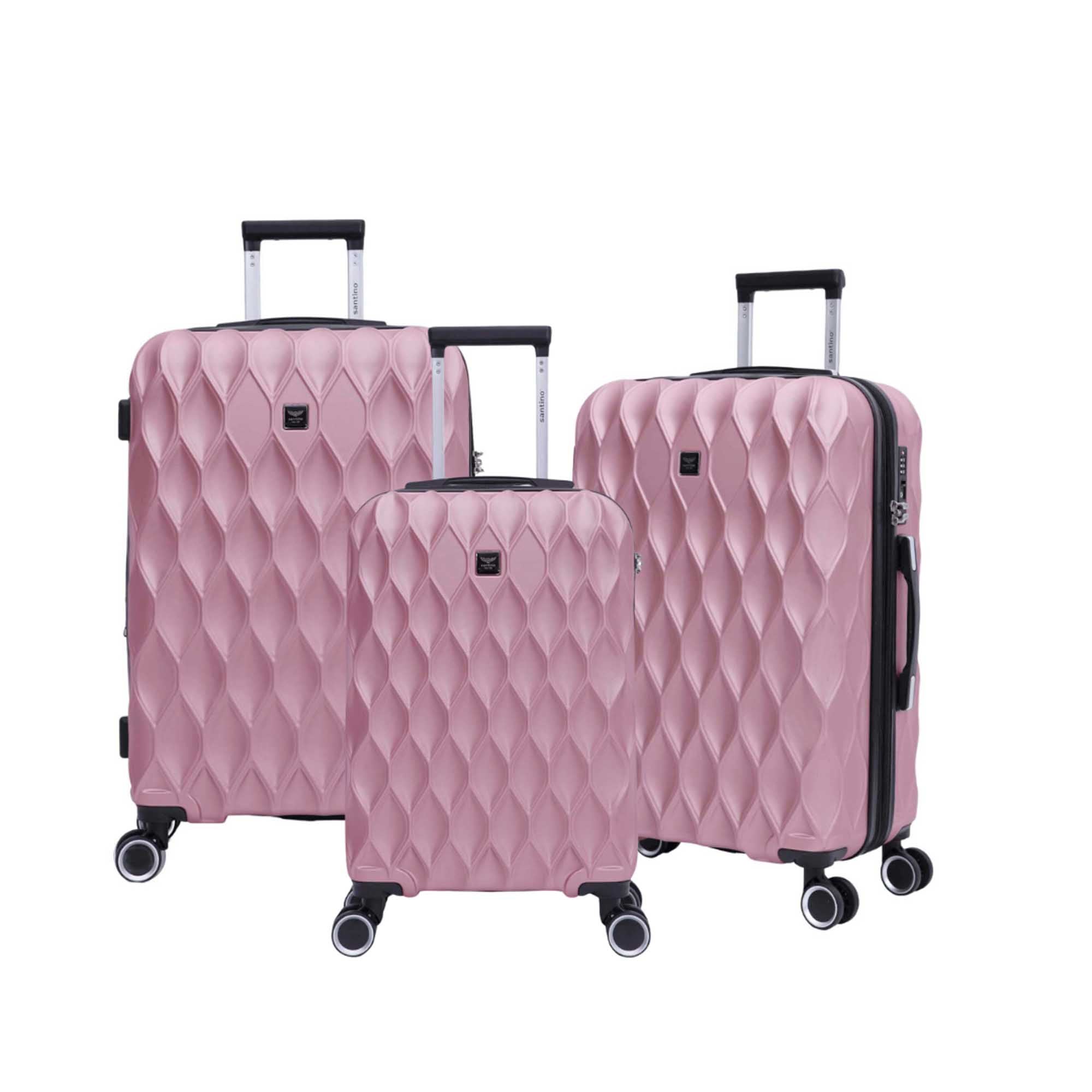 Marseille 3-Piece Rigid 360° Luggage Set Santino SDV224J