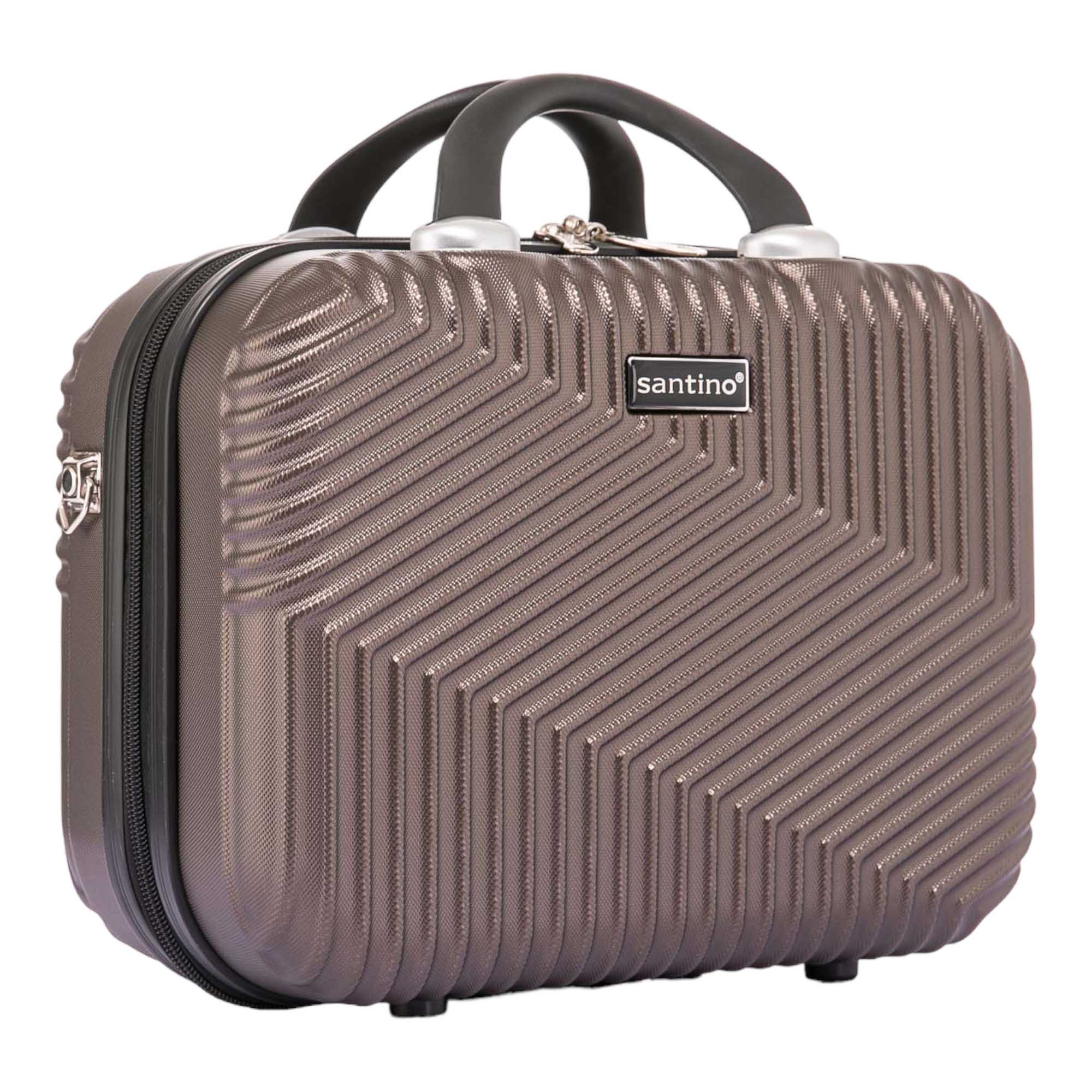 Santino M Geometric Rigid Toiletry Bag - ASAF7003M