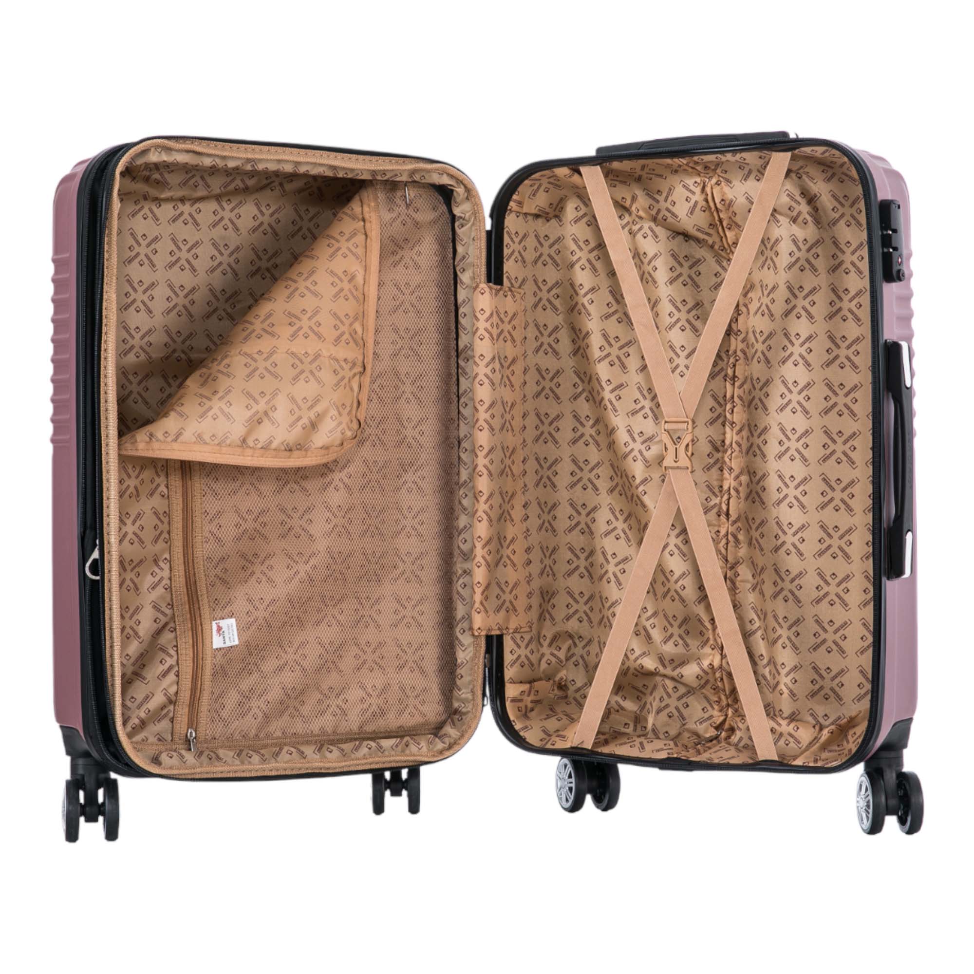 Santino Geometric Rigid 360° Suitcase - ASAV7003M