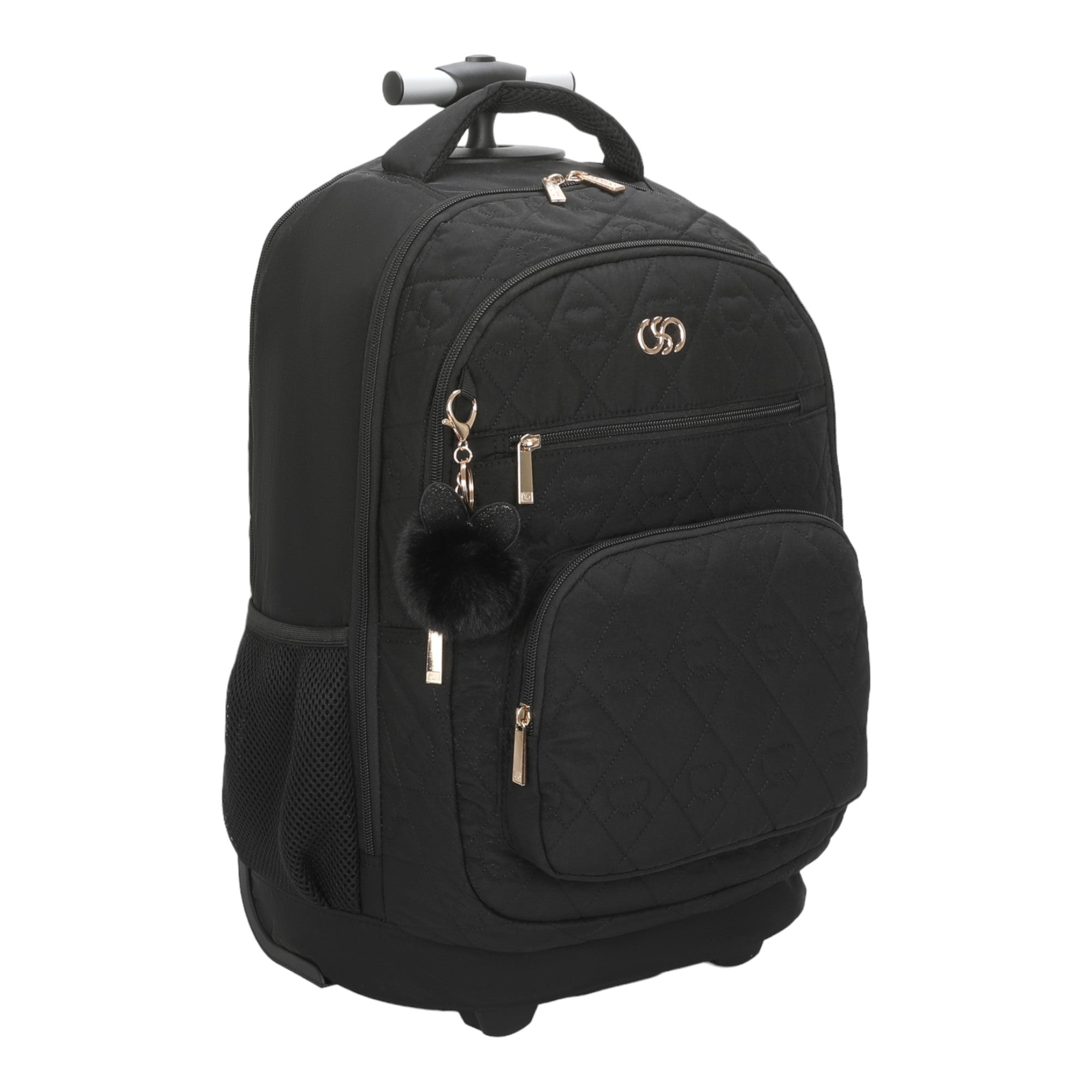 Cairo Laptop Backpack with Wheels Santino SAC200U Black