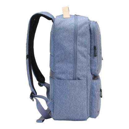 Pop Organizer Notebook Backpack by Santino Polyester Blue