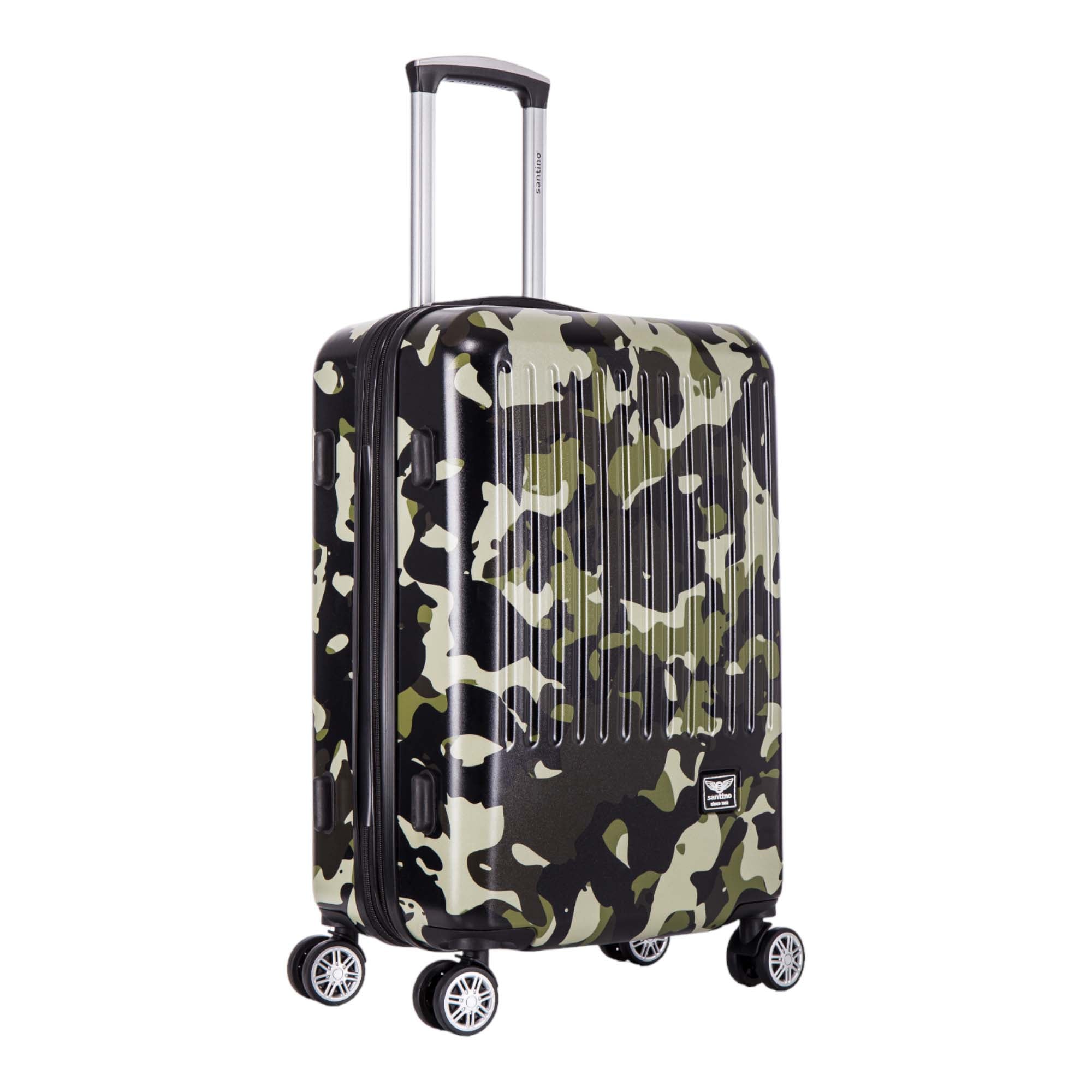 Santino M 360° Camouflage Hardside Travel Suitcase - AHSV220M